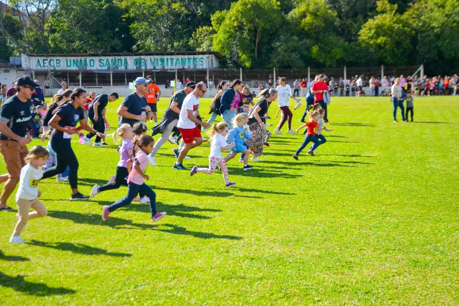 Quase 700 crianças participaram das provas infantis