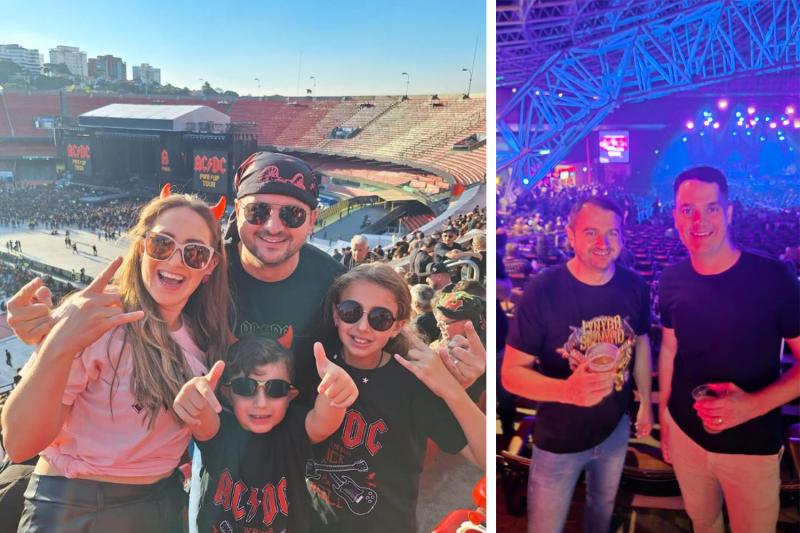 Rock em família e com amigos