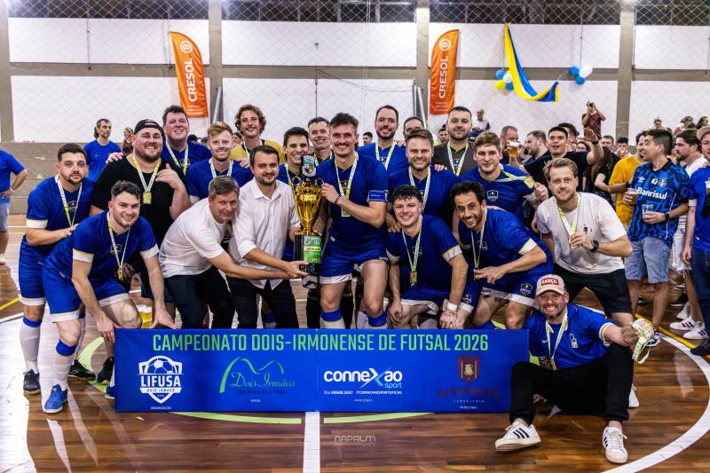 São Beiçado é campeão da Série Ouro do Municipal de Futsal de Dois Irmãos
