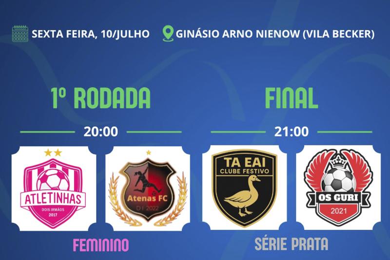 Série Prata do Municipal de Futsal tem grande final nesta sexta-feira