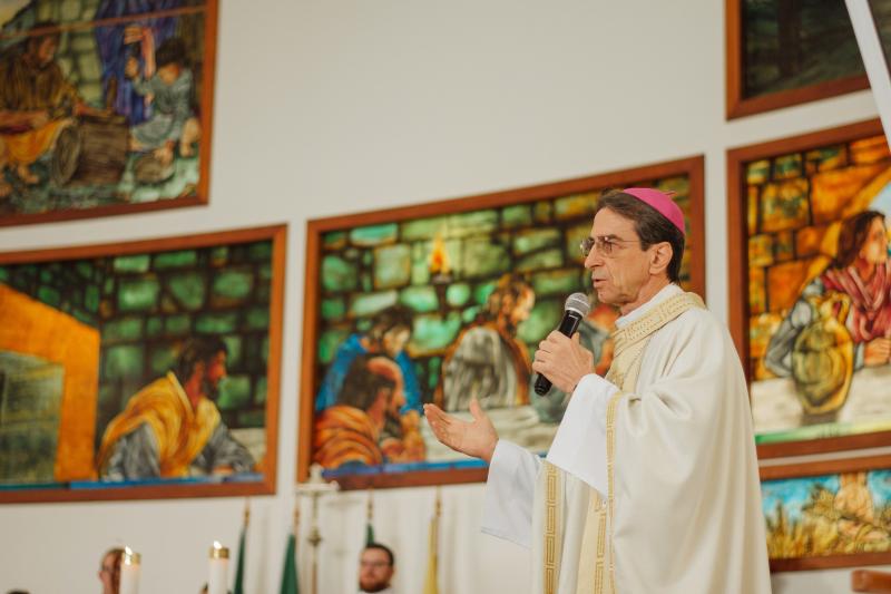 Dom João Francisco Salm celebrará a missa do dia 29 (Foto: Divulgação / Kerb)