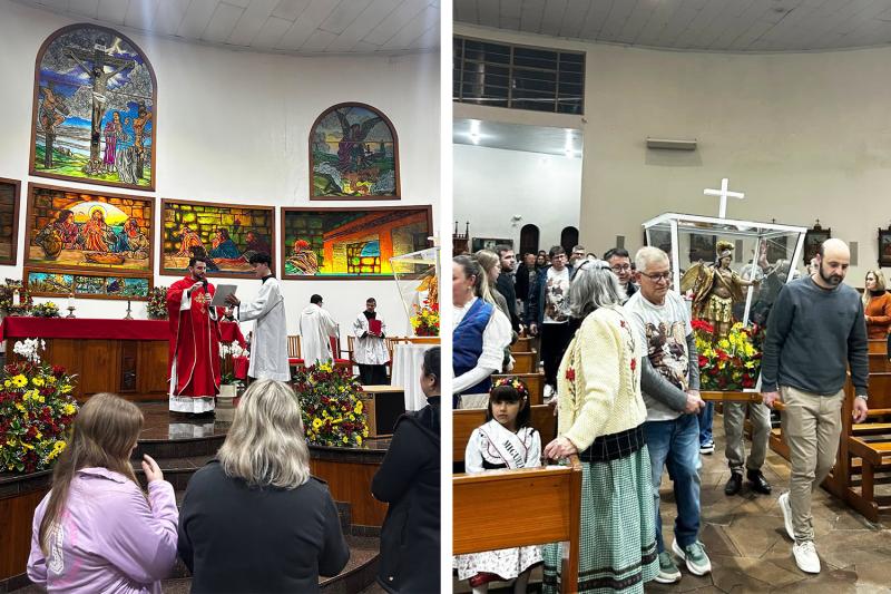 Trezena de São Miguel mobiliza a Comunidade Católica de Dois Irmãos