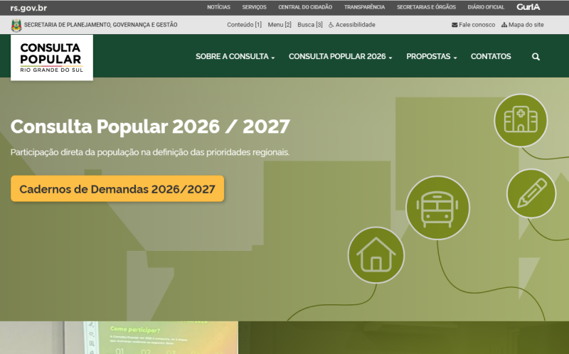 Vale do Sinos tem quatro projetos em votação na Consulta Popular 2026