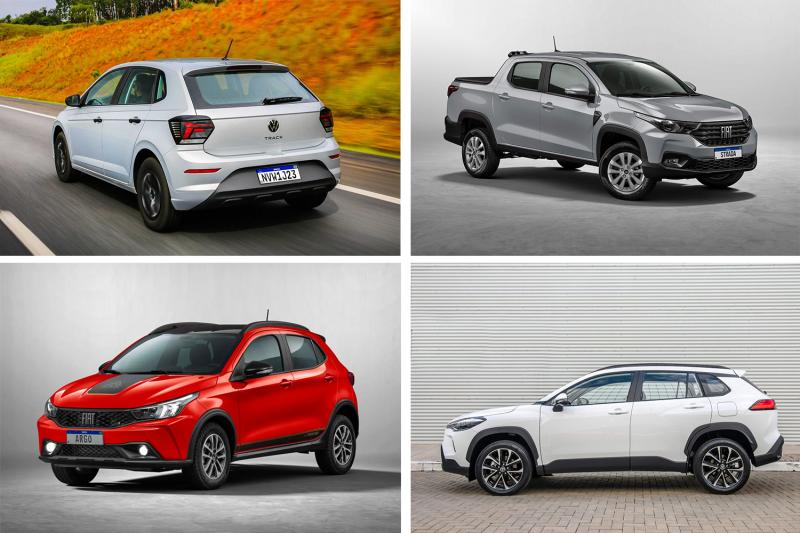 Veja os 50 carros novos mais vendidos do Brasil em agosto de 2025